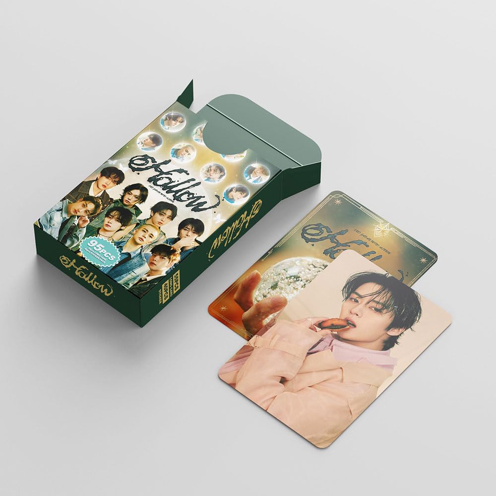 Kpop Stary Kids Photocards 95pcs Hollow Album Merch 55 Pcs Lomo Cards And 40 Pcs Stickers