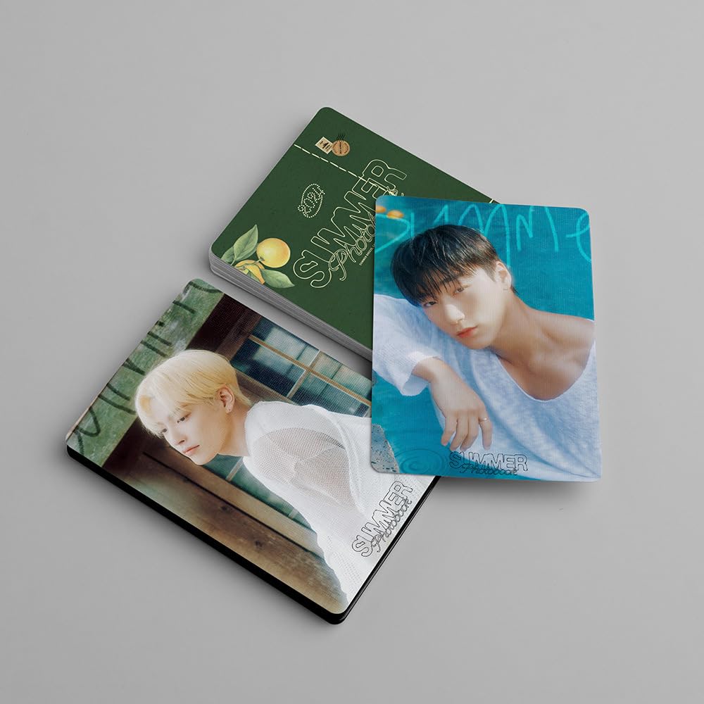 ATEEZ Merch  SUMMER PHOTOBOOK  albums Photocards 55 PCS Kpop ateez small card 2024 Lomo Cards, ateez photocards