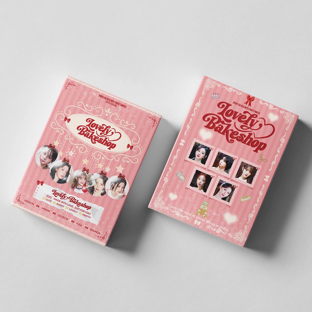 KPOP (G) I-DLE  Photocards Album 2025 Lovely Bakeshop  Merch 55 PCS Hallyu Poster Lomo Cards, Photocards