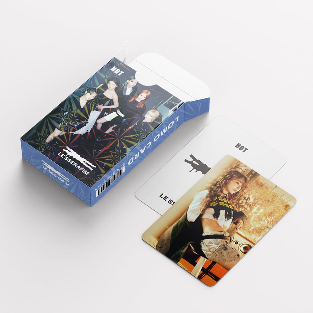 92 Small Cards LE SSERAFIM New Album HOT Peripheral 60 PCS Photo Cards And 32 PCS Stickers, Lomo Cards, Photocards