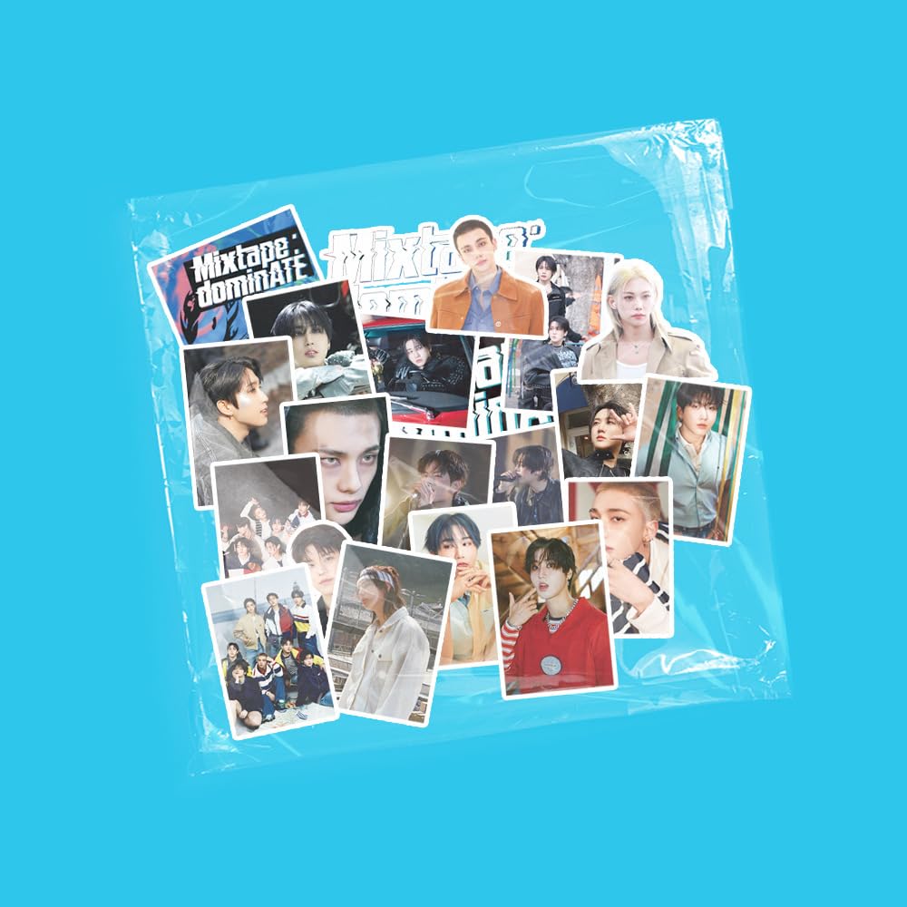 93 Pcs stray kids stickers Kpop Album Mixtape: dominATE MerchStickers for Kids Teens Adults Waterproof Vinyl Decals Kpop Pop Star Stray Kids Stickers for Water Bottles Scrapbook Laptop journaling