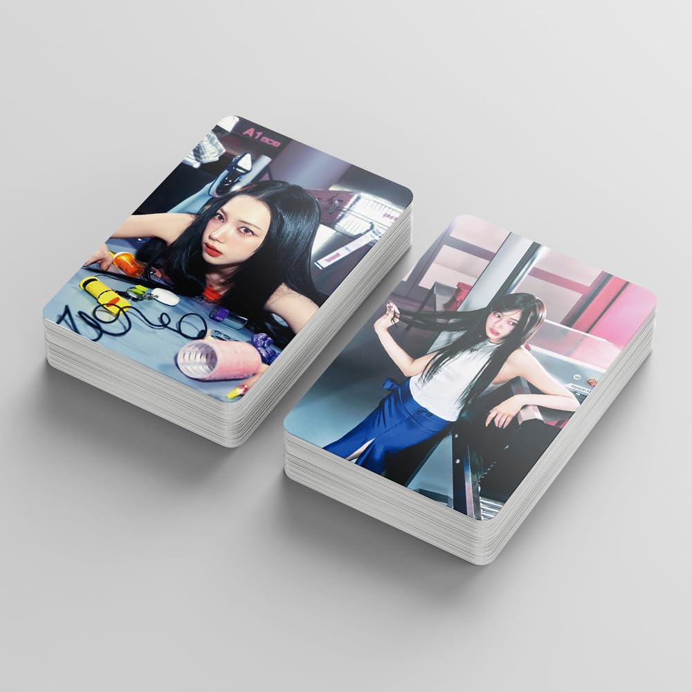 55 Pcs aespa photo cards HOT MESS Kpop merch Lomo Cards, Photocards