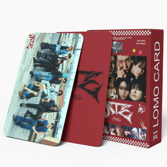 Kpop Stray Kids Photocards，Album  ATE Merch 55  Pcs Lomo Cards