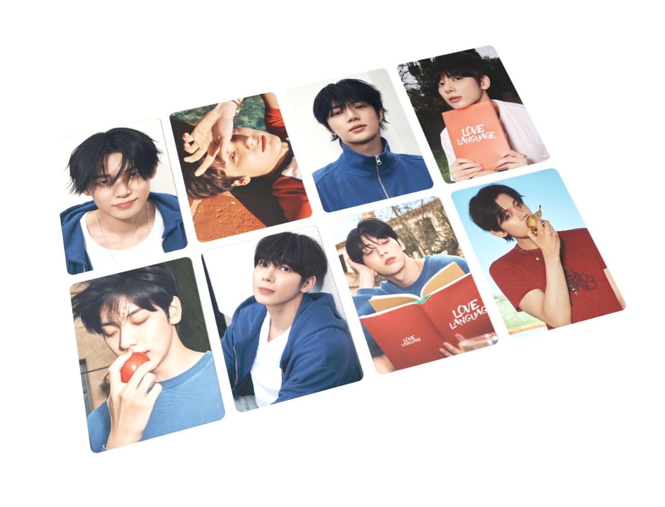 55 Pcs TXT Photocards Album LOVE LANGUAGE Merch Lomocards  YEONJUN