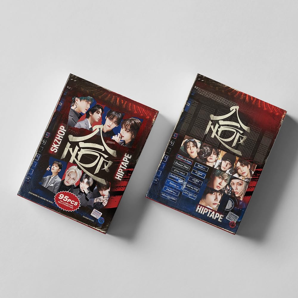 Stray Kids HOP Album Photocards 95 PCS KPOP SKZHOP HIPTAPE (HOP) Photo Card Set Stray Kids Merch Boys and Girls Card Set 55 PCS Photocard and 40 PCS Stickers  Lomo Cards, Photocards