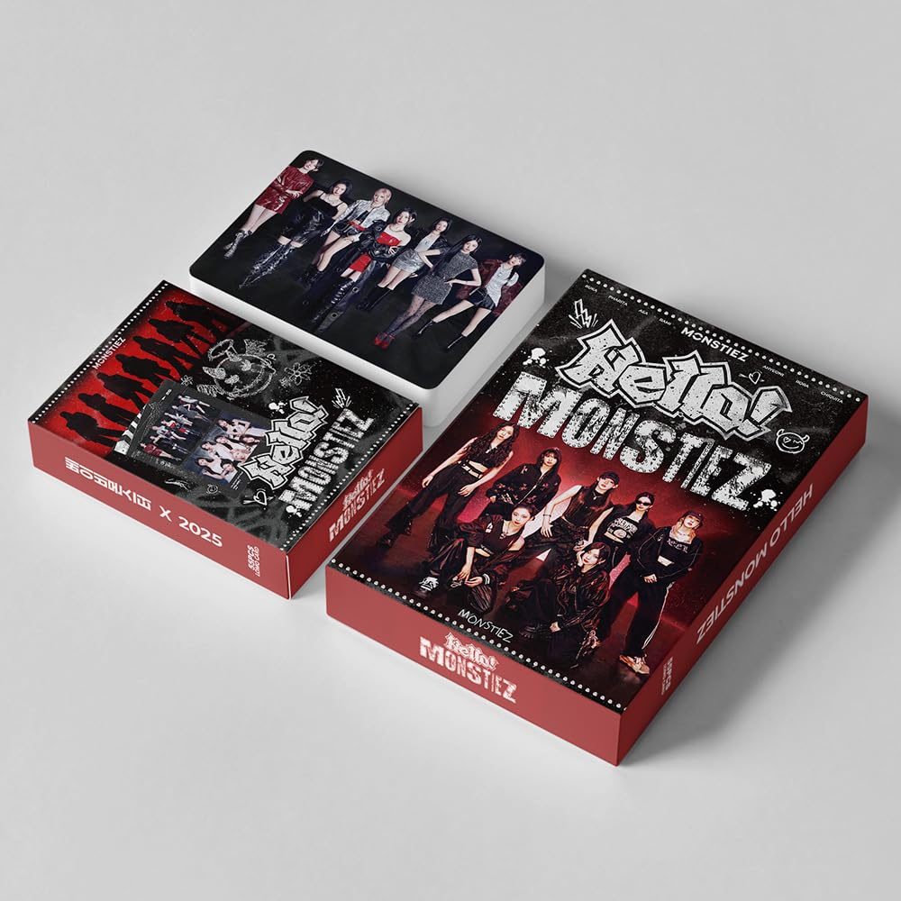 Babymonster photo cards 55pcs BABYMONSTER Album FANCLUB HELLO MONSTIEZ Merch KPOP LOMO Cards