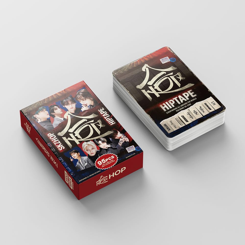 Stray Kids HOP Album Photocards 95 PCS KPOP SKZHOP HIPTAPE (HOP) Photo Card Set Stray Kids Merch Boys and Girls Card Set 55 PCS Photocard and 40 PCS Stickers  Lomo Cards, Photocards