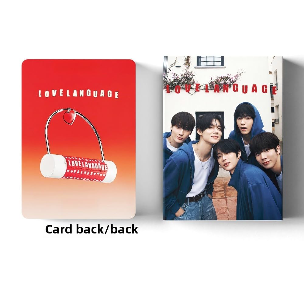 55 Pcs TXT Photocards Album LOVE LANGUAGE Merch Lomocards  YEONJUN