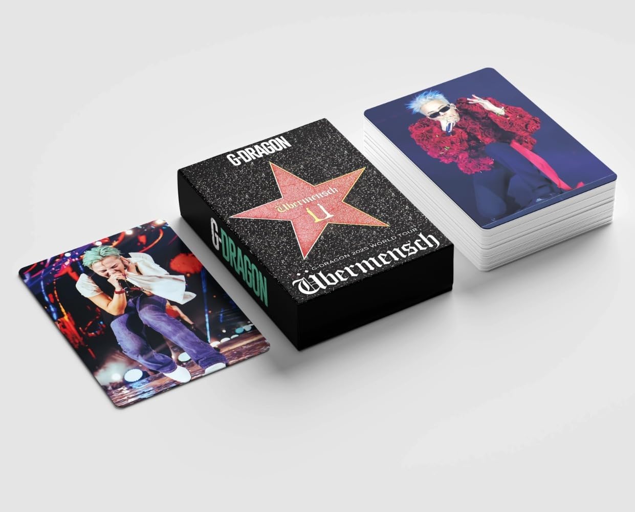 G-DRAGON Photocards Kpop 55 Pcs Bigbang G-DRAGON Photocards 2025 Tour Small Card Übermensch Album Merch