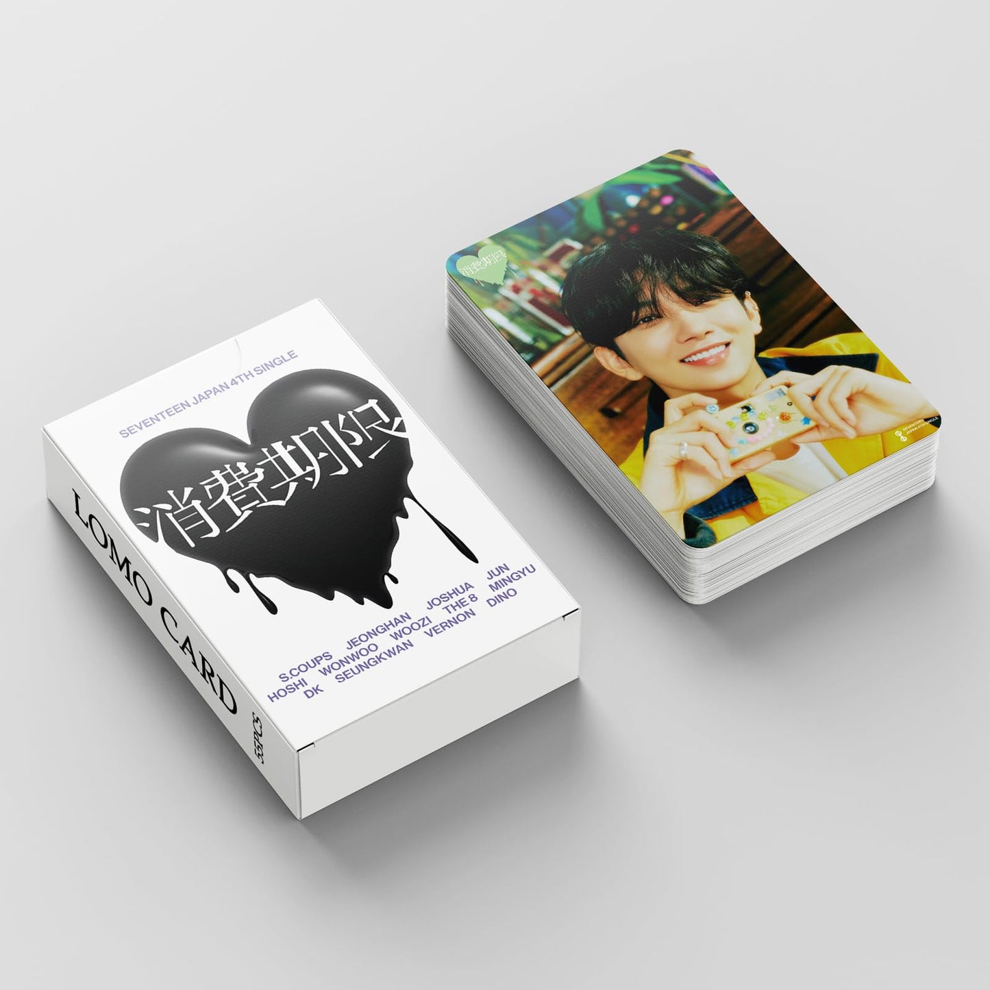 55 PCS SEVENTEEN consumption period small cards in stock Xu Minghao Yin Jinghan Quanyuanyou Lomo Cards, Photocards