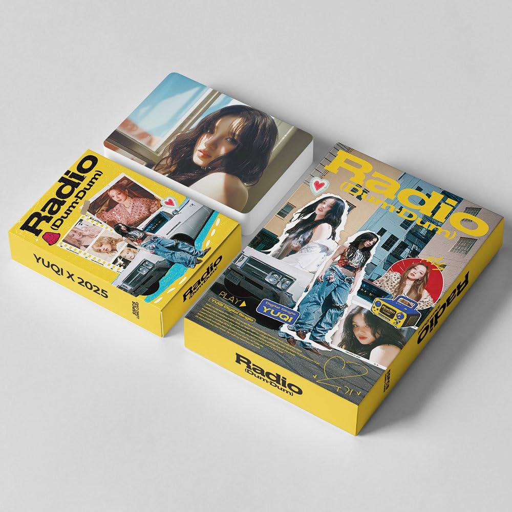(G) I-DLE Photocards 55pcs YUQI SOLO Album Radio (DUM DUM) Merch LOMO Cards Song Yuqi