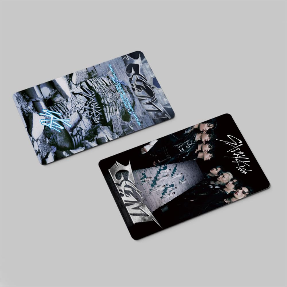 92 PCS  Double Sided LOMO Cards STRAYKIDS Merch ,New Album GIANT Small Cards 60 PCS Photo Cards And 32 PCS Music Stickers