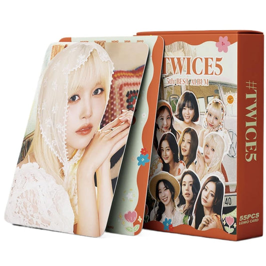 TWICE Photocards 55 pcs 5TH BEST ALBUM Merch LOMO Cards