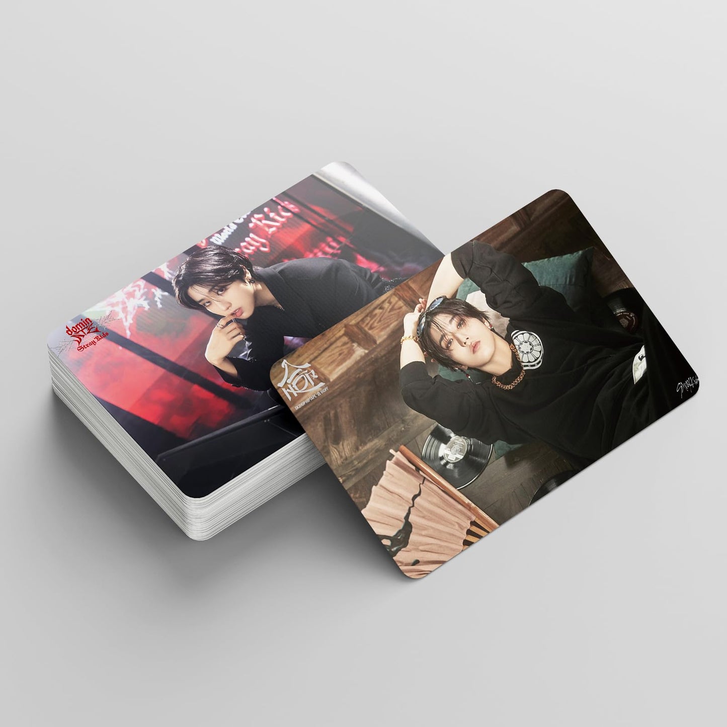 55 PCSStray Kids Small Card (HOP) Hanchi City HAN Card Lomo Cards, Photocards