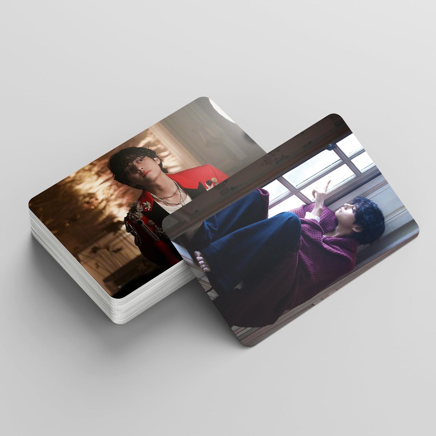 55 PCS Kim Tai Heng WINTER AHEAD Cards WHITE WINTER Small Card Fat Bullet V Lomo Cards, Photocards