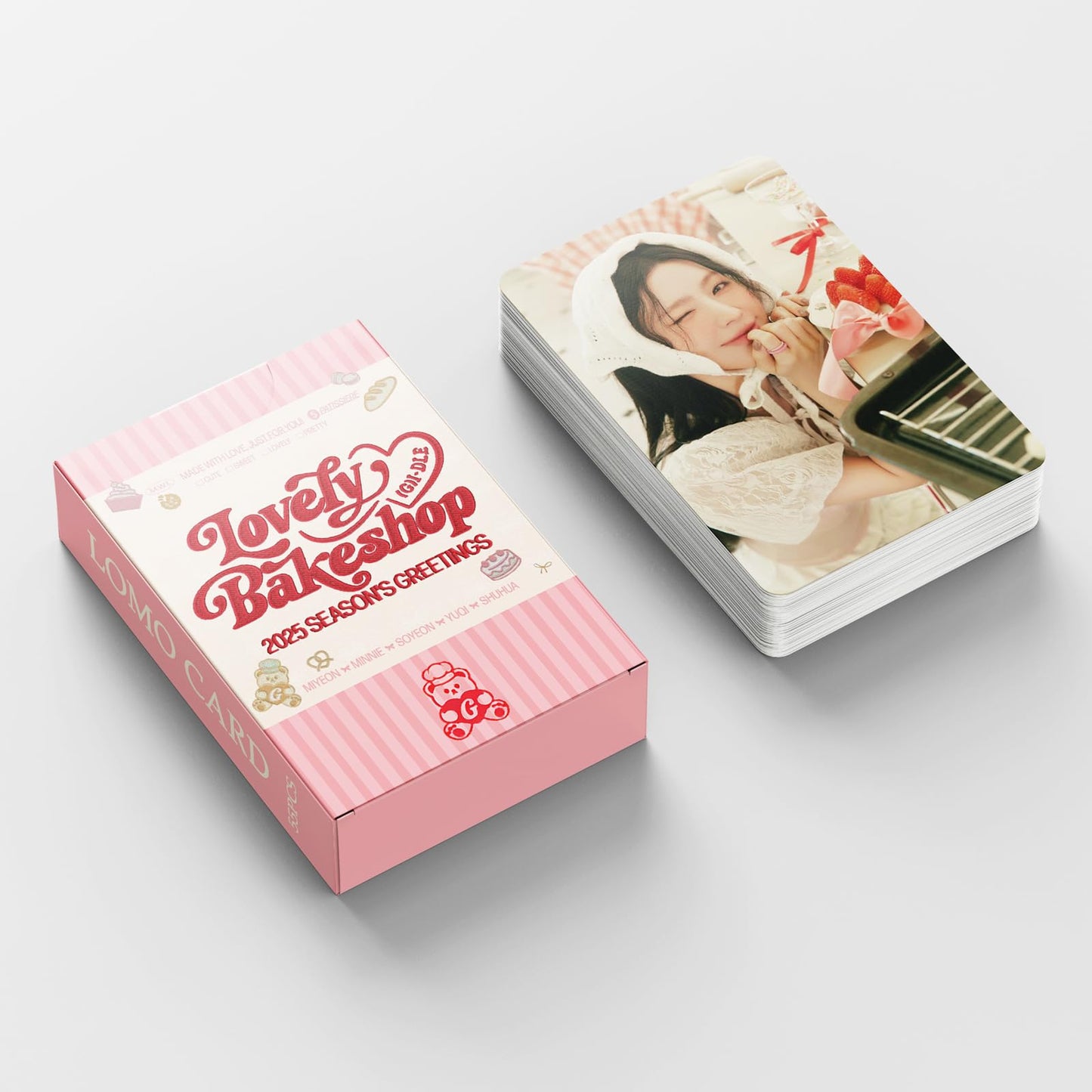 55 PCS GIDLE 2025 SEASON'S GREETINGS small cards in stock Song Yuqi YUQI Tian Xiaojuan Lomo Cards, Photocards