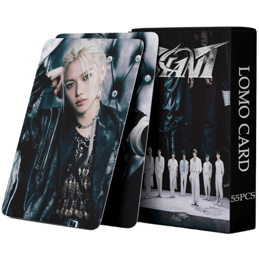 55 Pcs Stray Kids  Photocards  Album GIANT Merch FELIX Huang Xuanchen Fang Can Lomo Cards