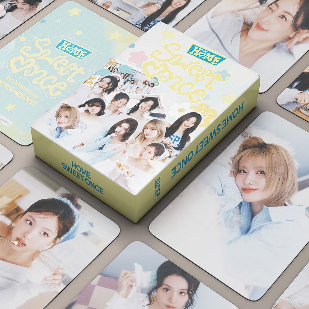 TWICE Kpop Photocards  55pcs  Album 5TH FanClub HOME SWEET ONCE Merch Lomo Cards