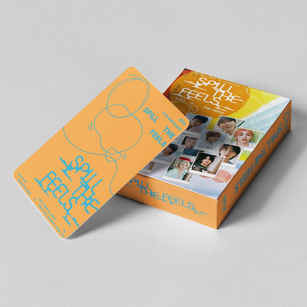 55 pcs st 17 small card SPILL THE FEELS album rights Shun Rongyou Xu Minghao Lomo Cards, Photocards