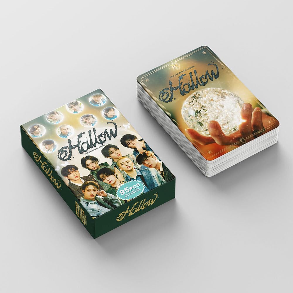 Kpop Stary Kids Photocards 95pcs Hollow Album Merch 55 Pcs Lomo Cards And 40 Pcs Stickers