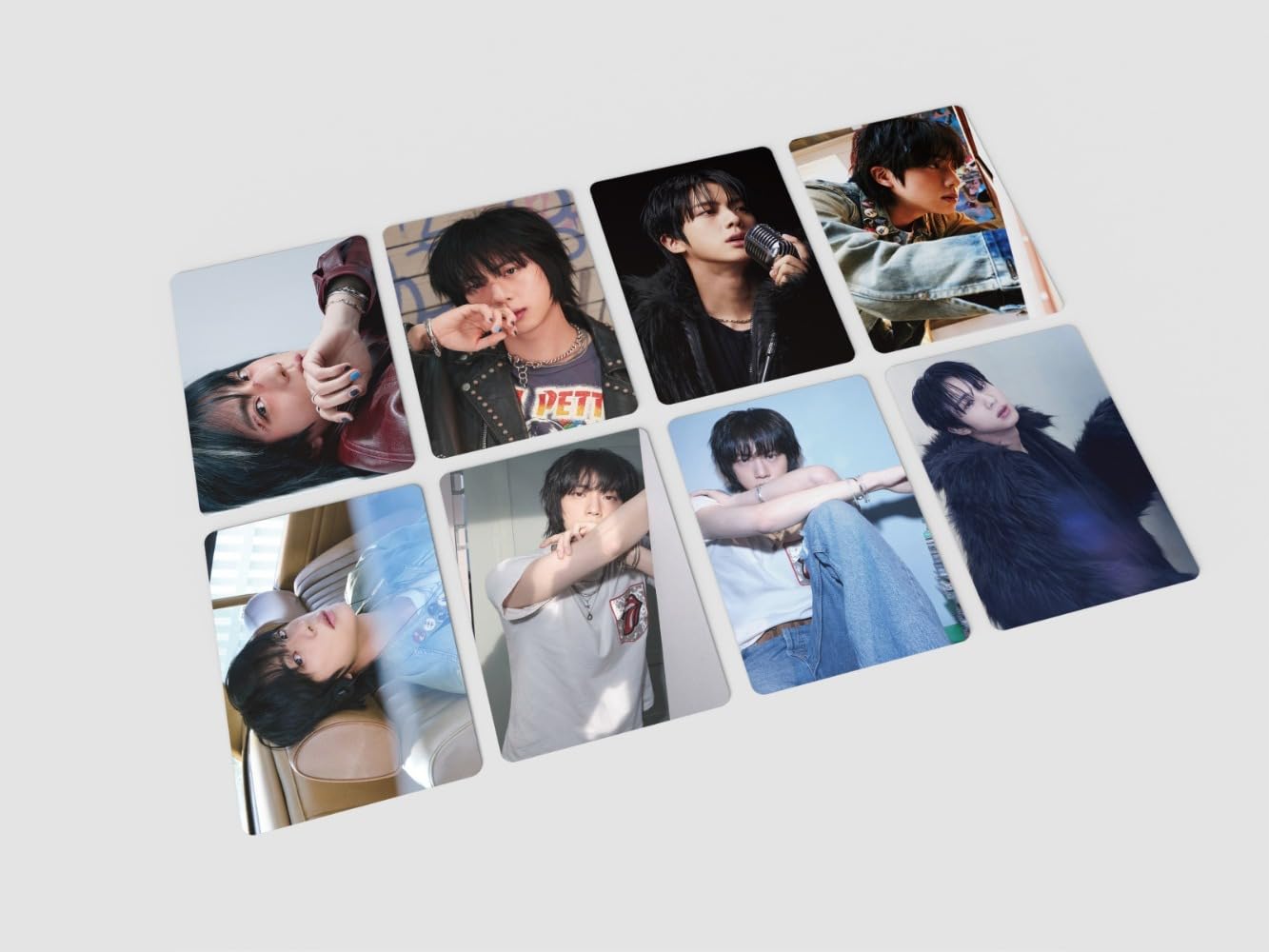 127 Pcs  JIN Photocards Album Echo Merch Jin Shuozhen 55 Pcs Lomo Cards And 72 Pcs Music Stickers