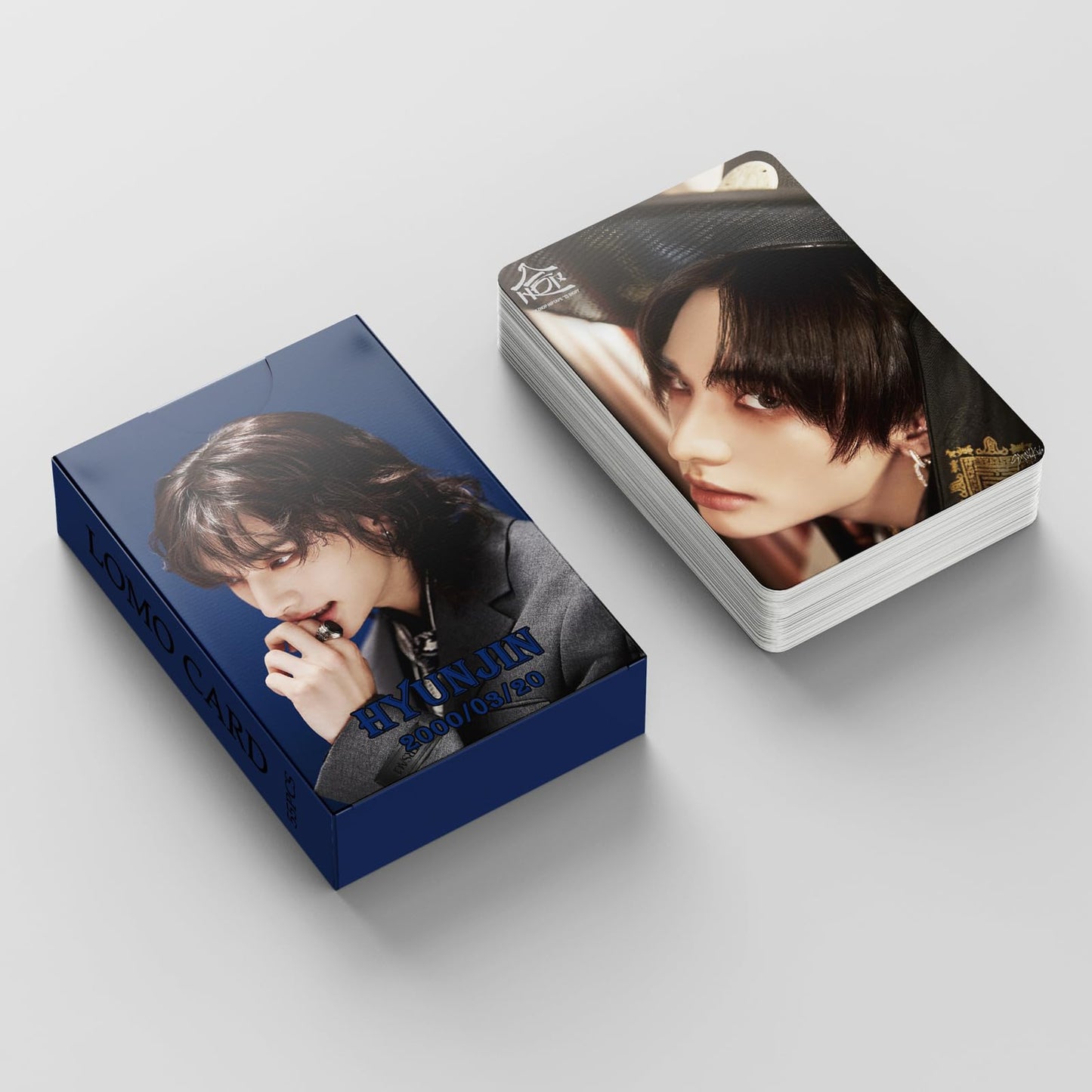 55 PCS Stray Kids Small Card (HOP) Huang Hyunchen HyunJin Lomo Cards, Photocards