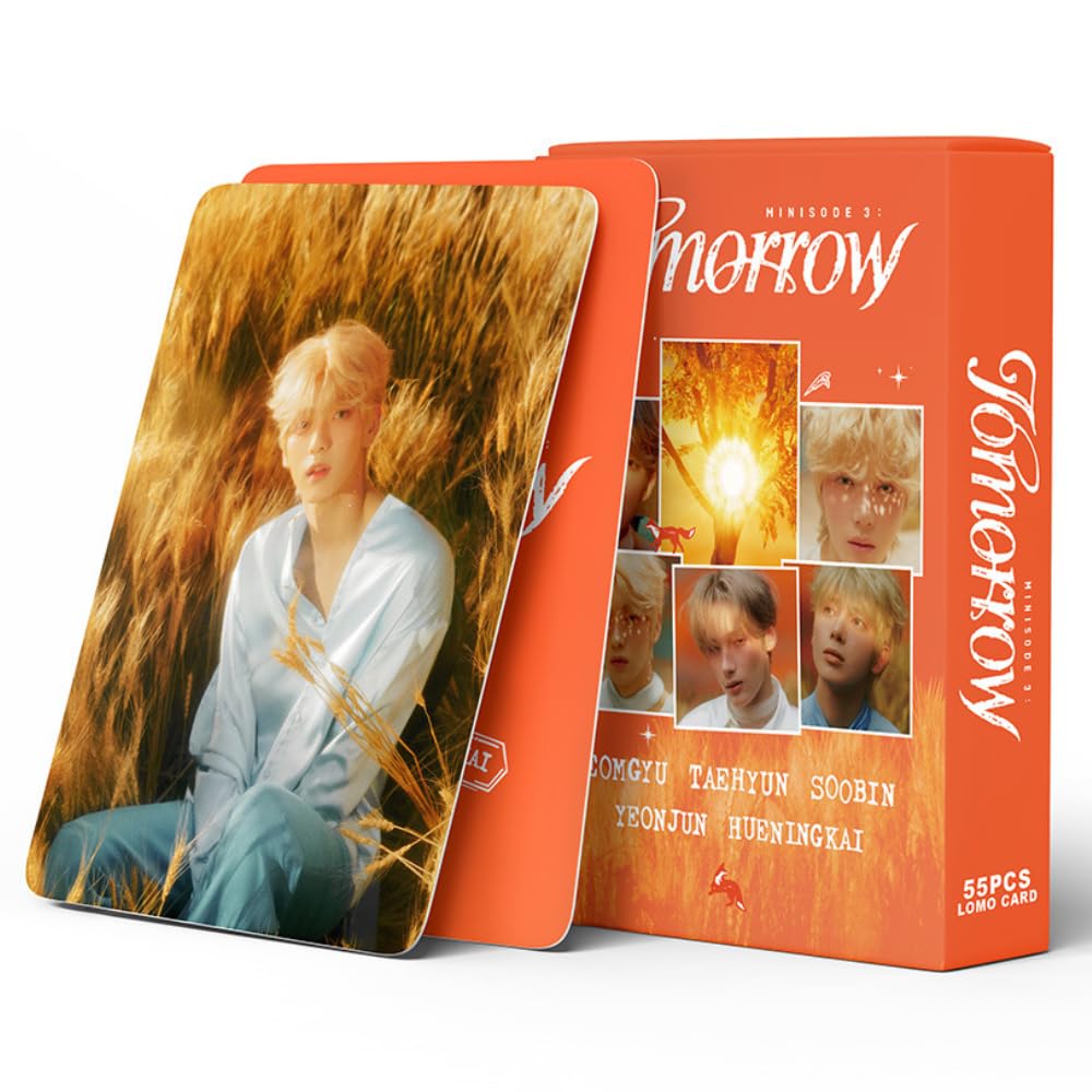 Kpop TXT Photocards 55 Pcs Albums minisode 3: TOMORROW  Merch LOMO  Cards