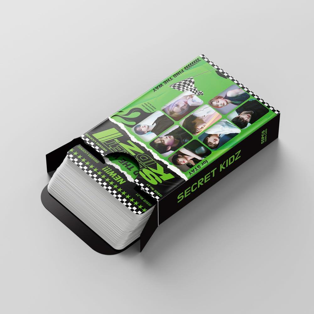 55 Pcs Boxed Stray kids Small Card SK SECRET KIDZ Support LOMO Card, Fang Can KPOP  Lomo Cards, Photocards