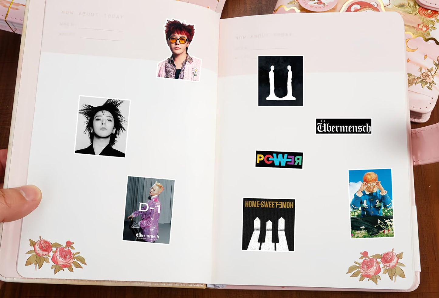 100 PCS  BIGBANG g-dragon album Übermensch Merch music stickers,Water Bottle,Kpop  Vinyl Waterproof  for Laptop,Bumper,Skateboard,Water Bottles,Computer,Phone, for Kids