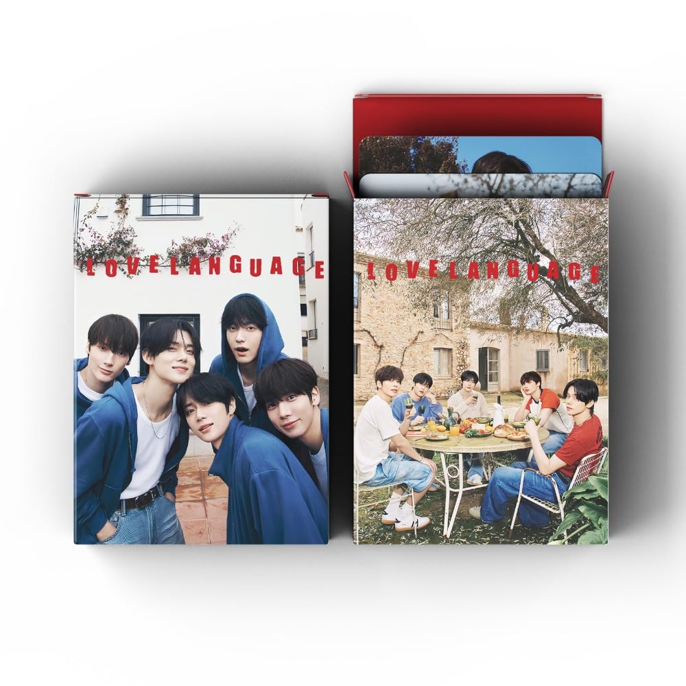 55 Pcs TXT Photocards Album LOVE LANGUAGE Merch Lomocards  YEONJUN