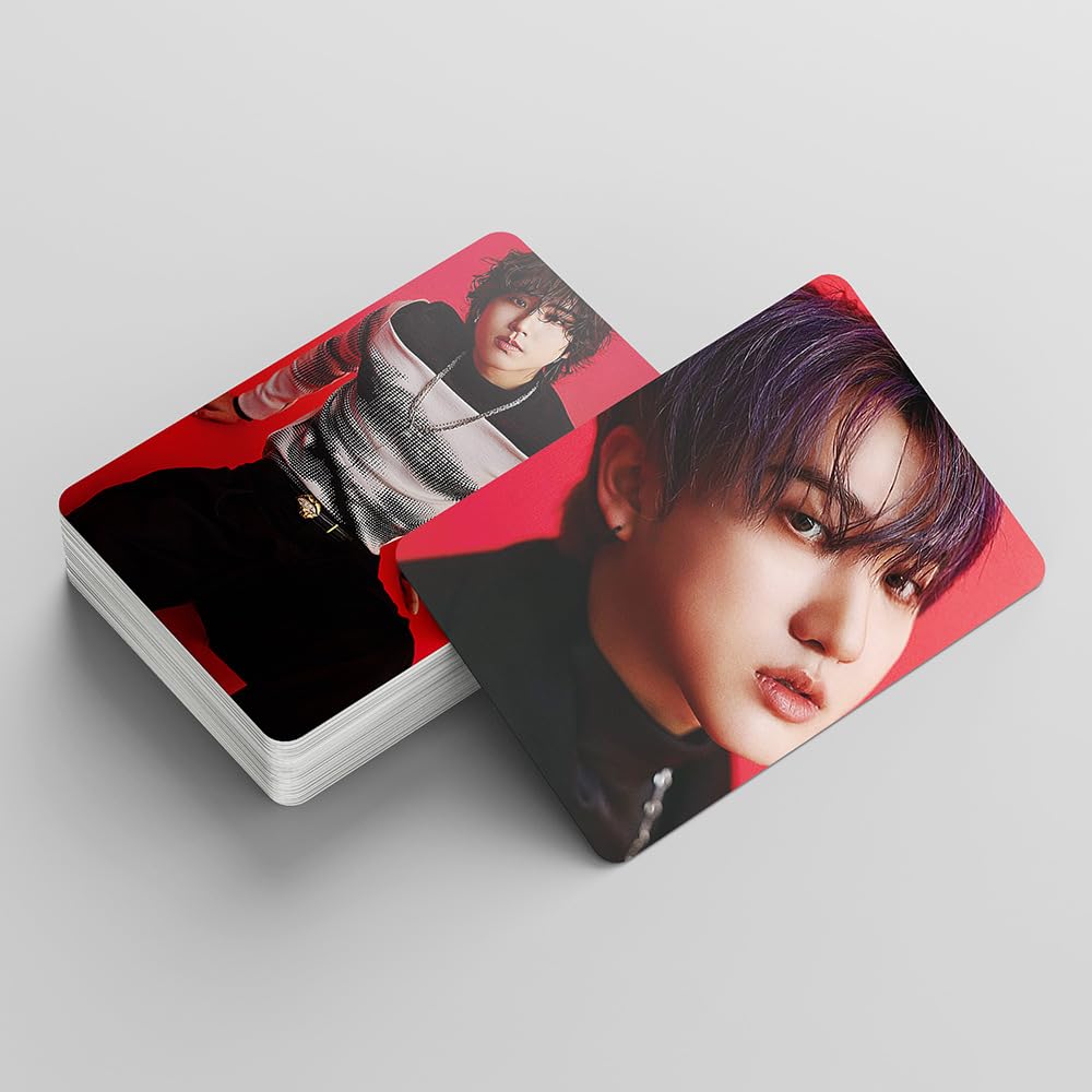KPOPBP Stray Kids Giant Album Photocards 55 PCS KPOP Photo Cards SKZ Merch LOMO Card Set, Gift for Boys and Girls