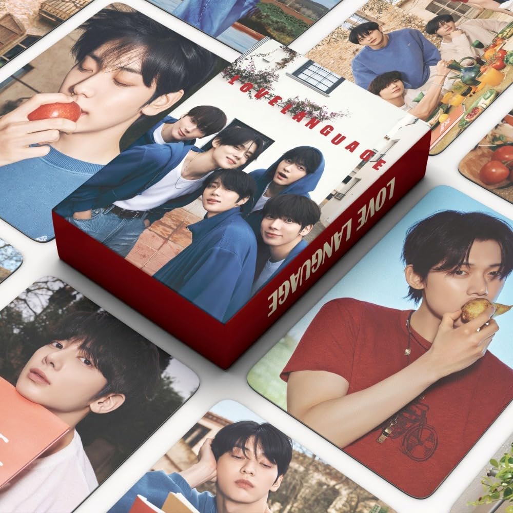 55 Pcs TXT Photocards Album LOVE LANGUAGE Merch Lomocards  YEONJUN