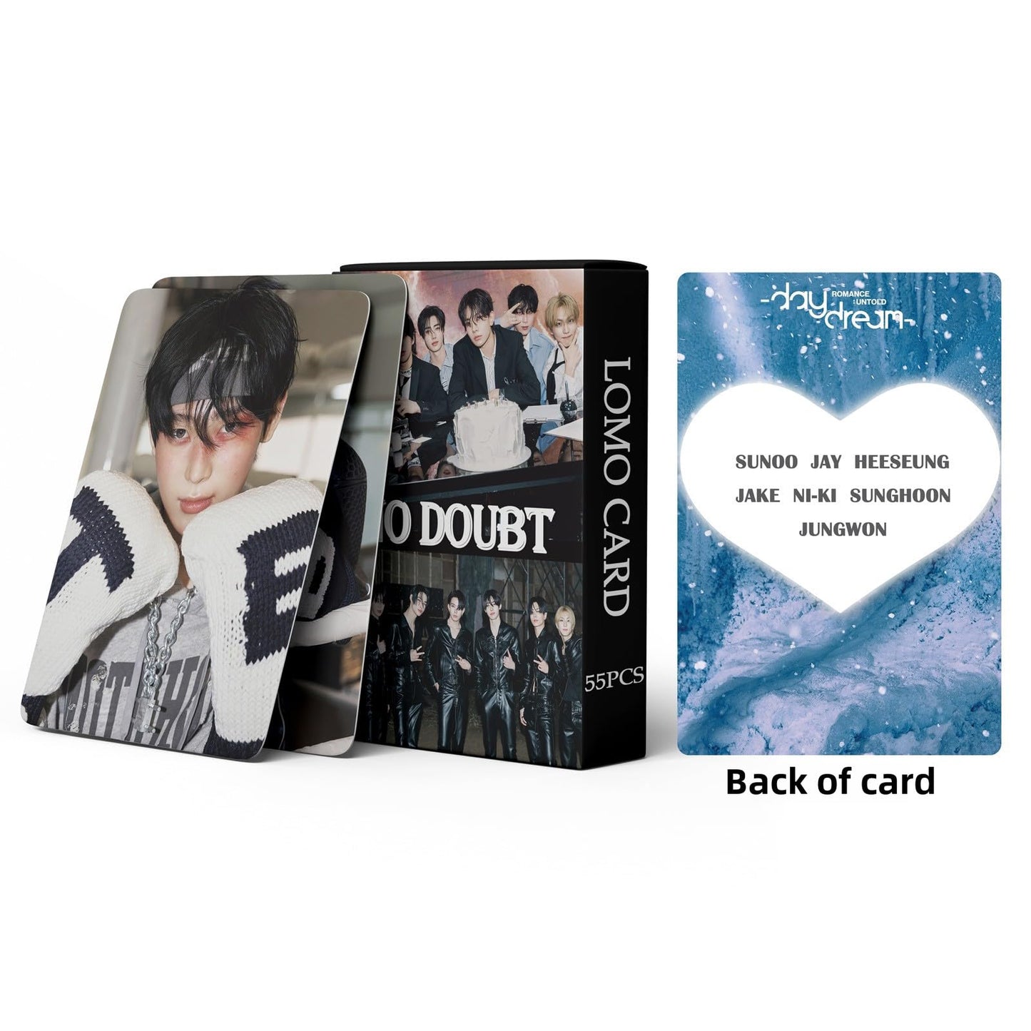 haianallo 55 PCS E Group Small Cards in Stock NO Doubt Cards Daydream Cards Jay Niki Lomo Cards, Photocards