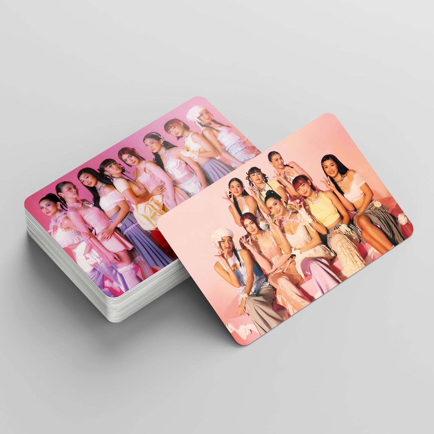 55 PCS BINI small cards in stock CHERRY ON TOP Cards STACEY SHEENA GWEN MALOI Lomo Cards, Photocards