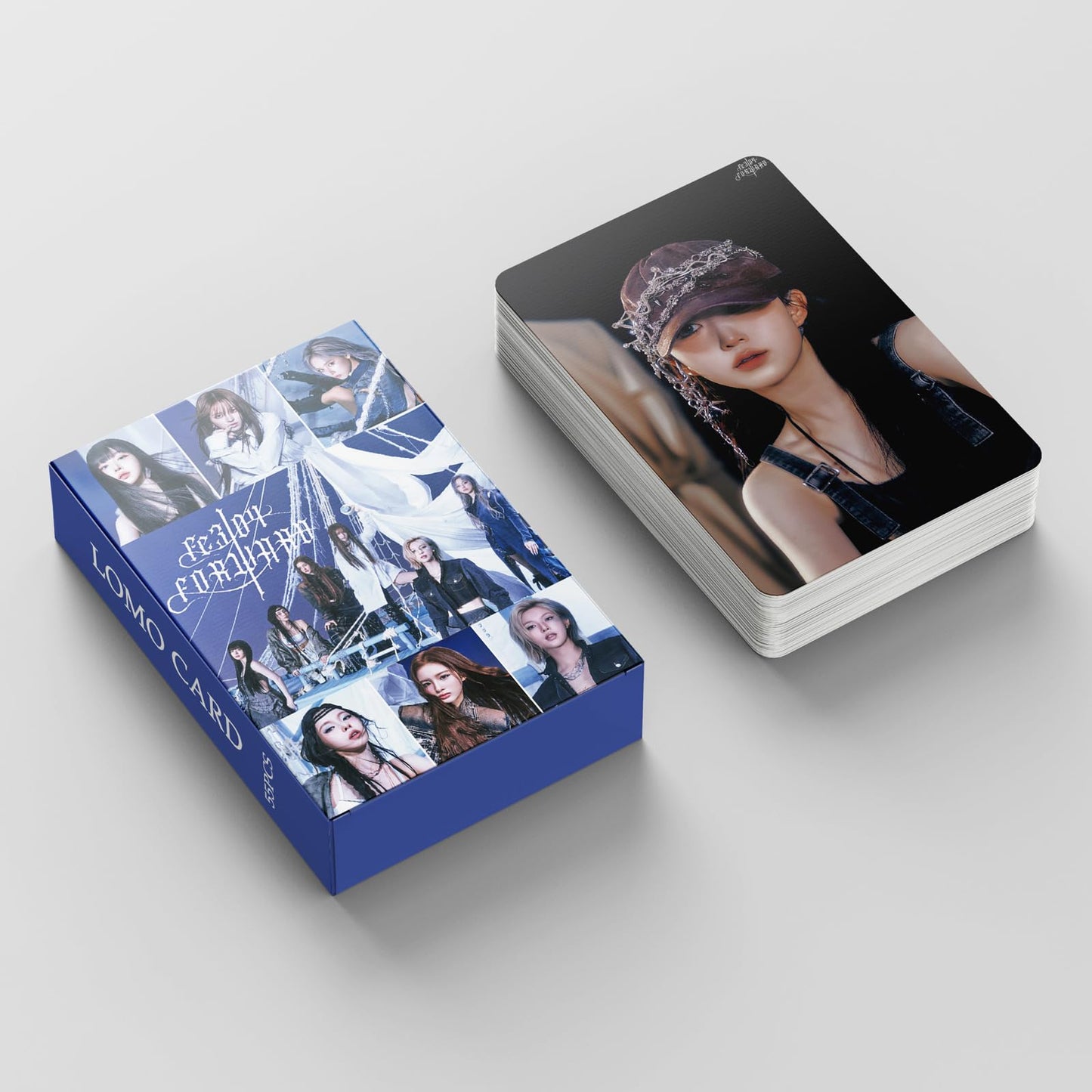55 Pcs NMIXX Fe3O4: FORWARD Small Card, Wu Haiyuan HAEWON Pei True Rate，nmixx photocards，nmixx album，lomo cards