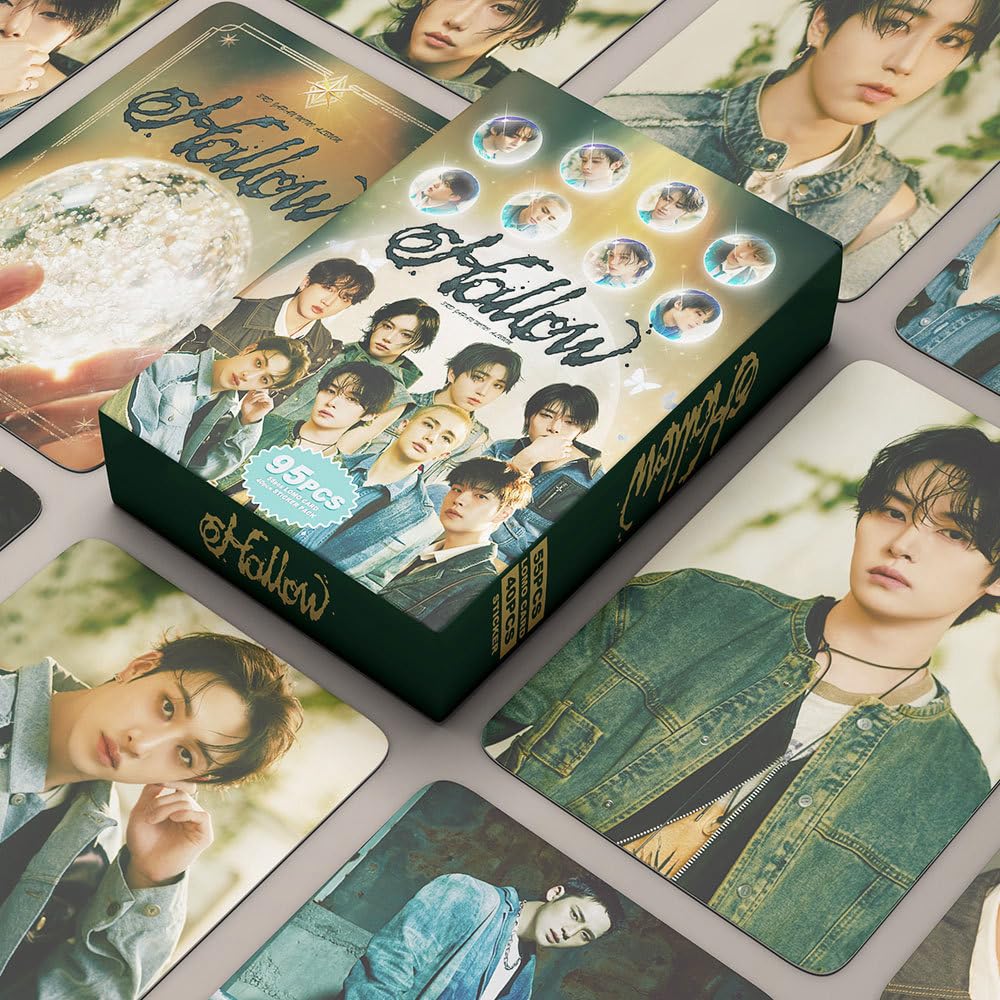 Kpop Stary Kids Photocards 95pcs Hollow Album Merch 55 Pcs Lomo Cards And 40 Pcs Stickers