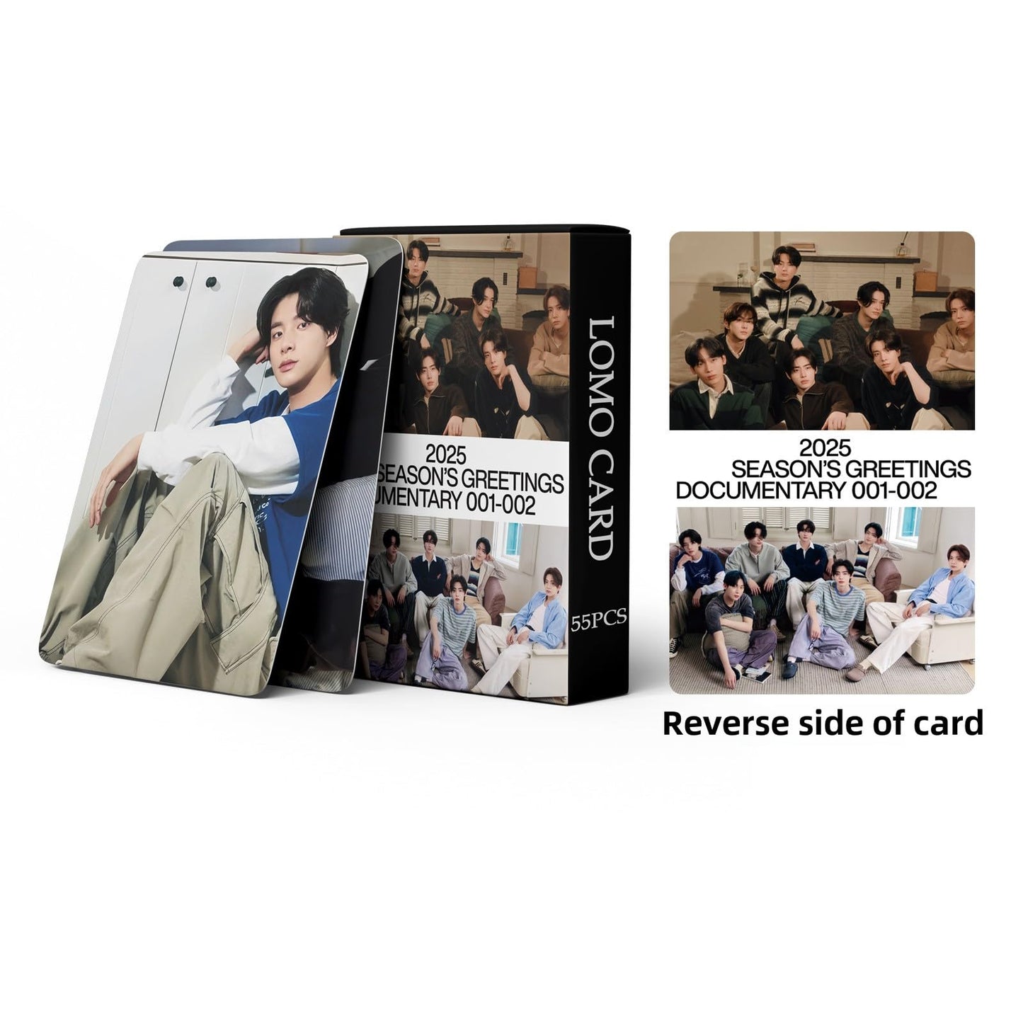55 PCS E group small cards in stock 2025 SEASON'S GREETINGS cards daydream cards JAY Lomo Cards, Photocards