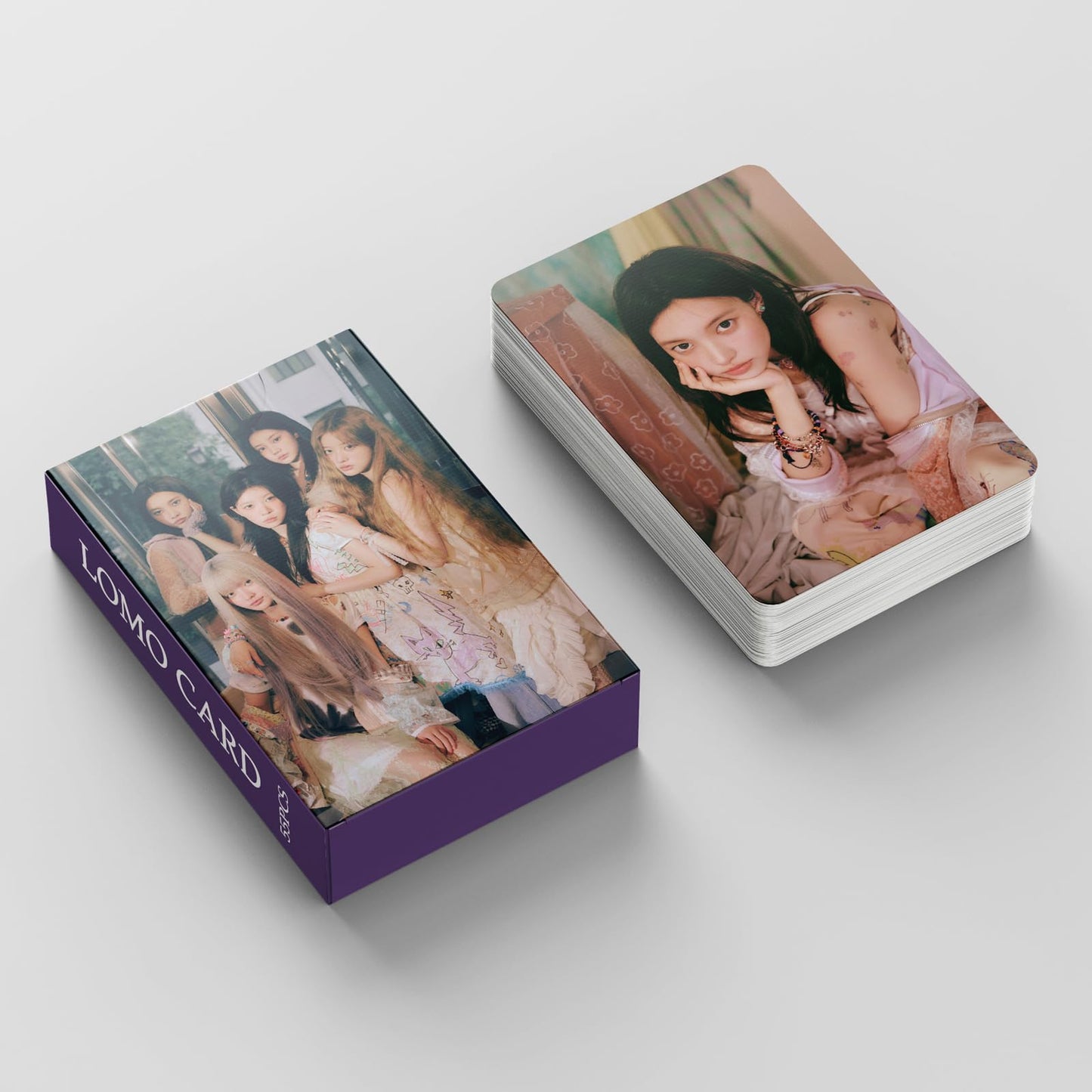 55 PCS ILLIT small cards in stock I'LL LIKE YOU Cards YUNAH MINJU Lomo Cards, Photocards