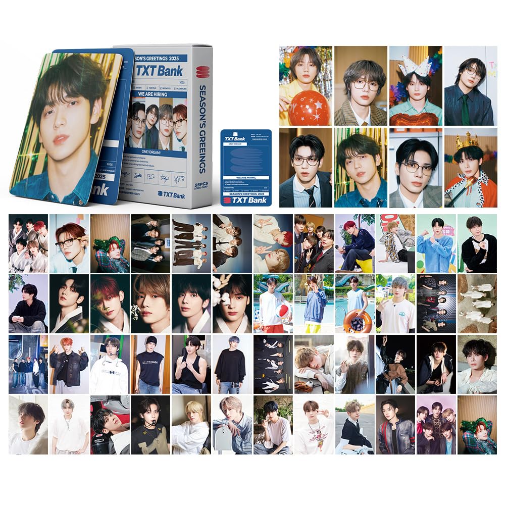 KPOP TXT Photocards ， 55pcs Album 2025 TXT  Merch Lomo Cards