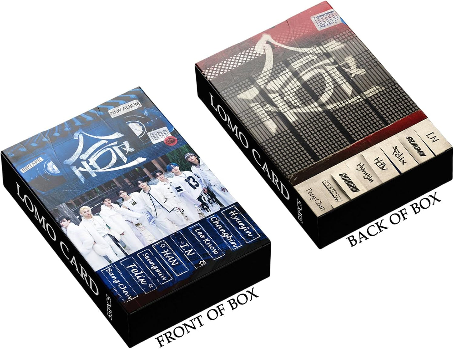 Stray Kids Photocards HOP Album Photo Cards 55 PCS KPOP SKZHOP HIPTAPE (HOP) Post Card Stray Kids Merch Boys and Girls Card Set Lomo Cards, Photocards