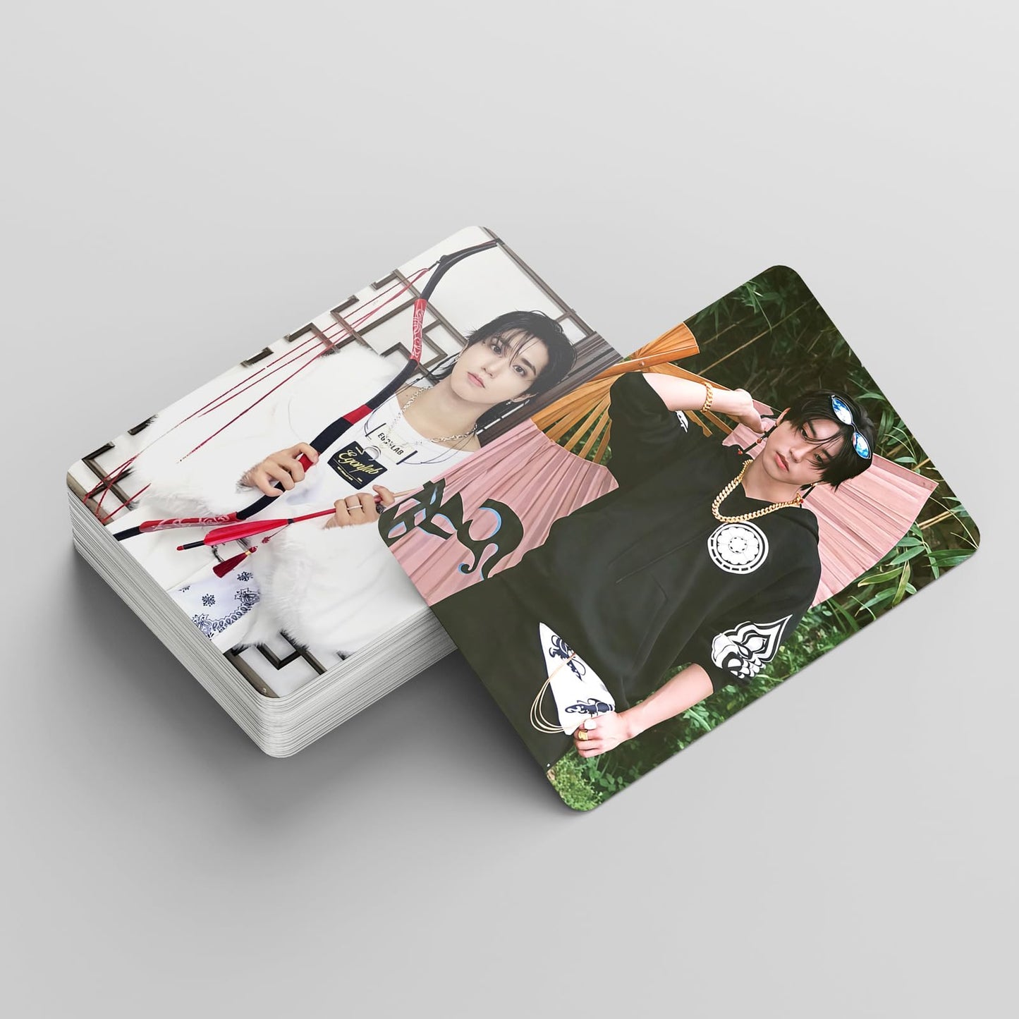 55 PCSStray Kids Small Card (HOP) Hanchi City HAN Card Lomo Cards, Photocards
