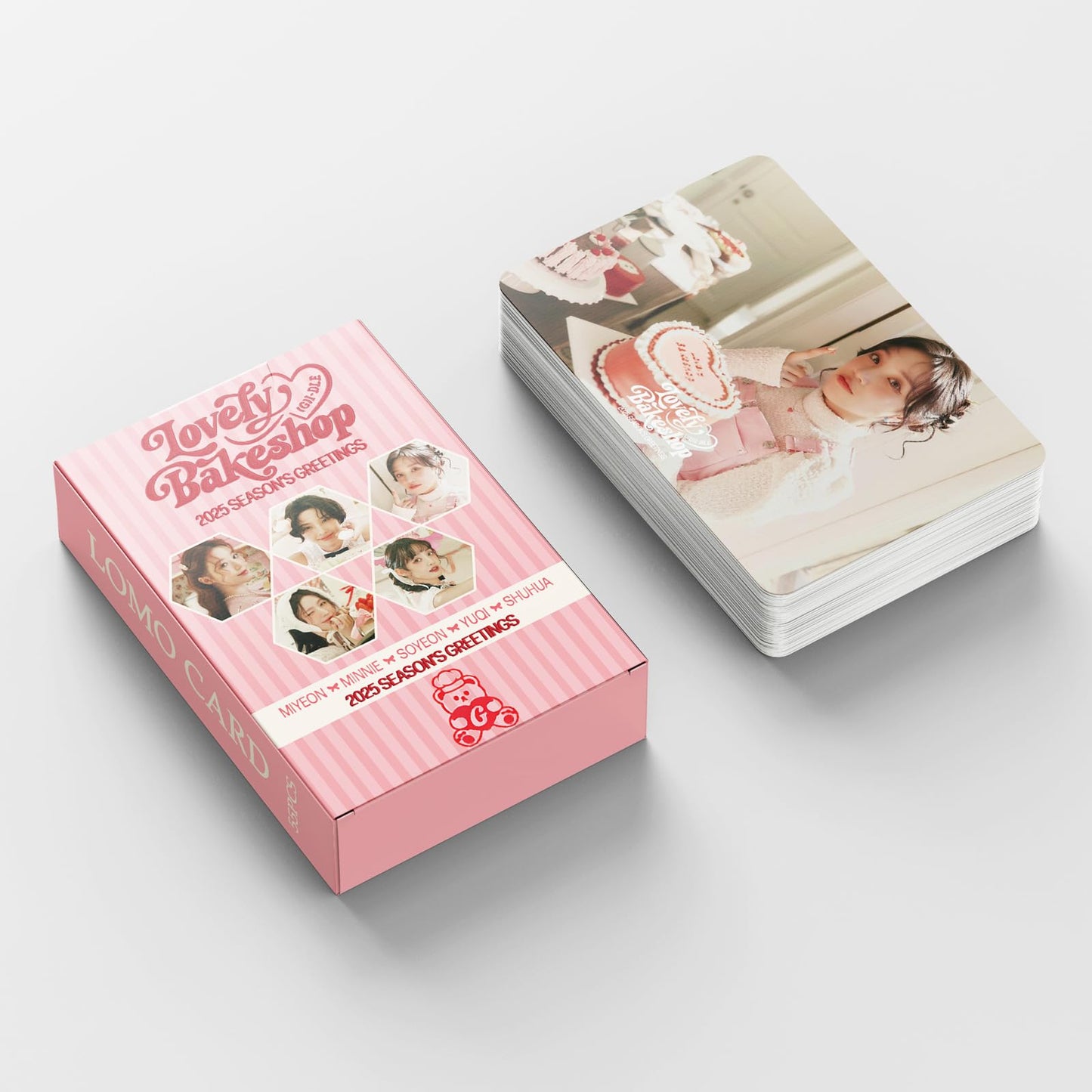 55 PCS GIDLE 2025 SEASON'S GREETINGS small cards in stock Song Yuqi YUQI Tian Xiaojuan Lomo Cards, Photocards