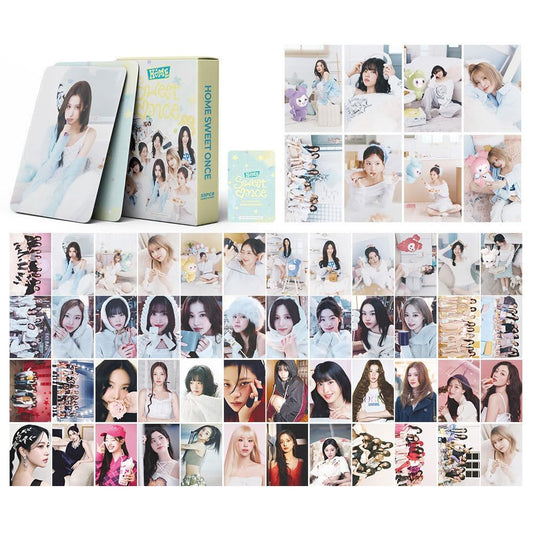 TWICE Kpop Photocards  55pcs  Album 5TH FanClub HOME SWEET ONCE Merch Lomo Cards