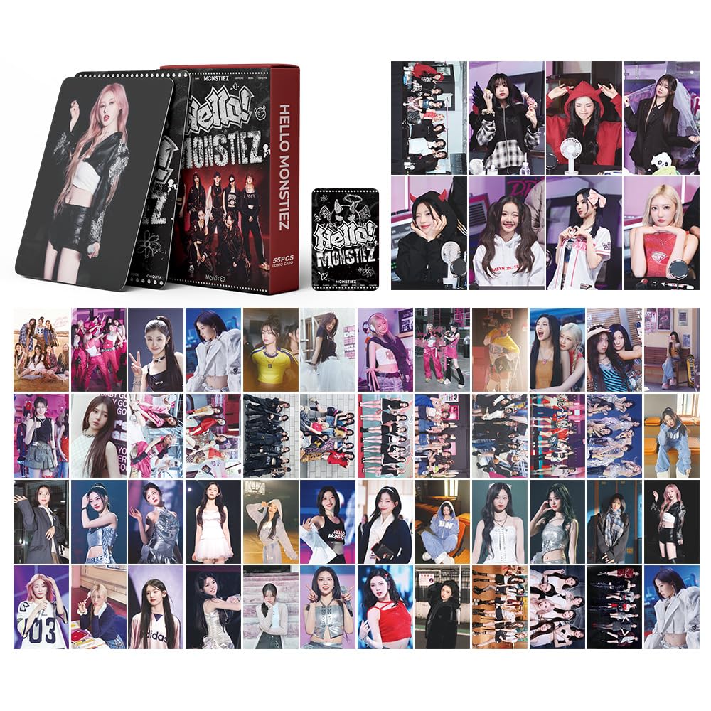 Babymonster photo cards 55pcs BABYMONSTER Album FANCLUB HELLO MONSTIEZ Merch KPOP LOMO Cards