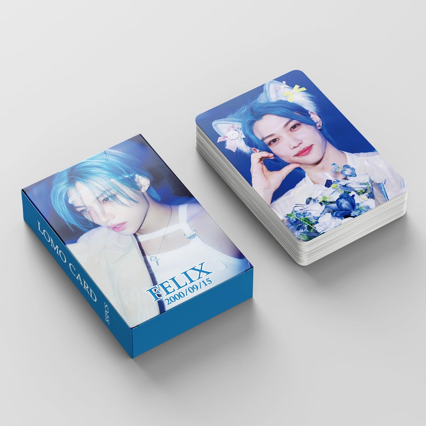 55 PCS Stray kids Li Longfu Single Small Lomo Cards，Stray kids  merch Photocards