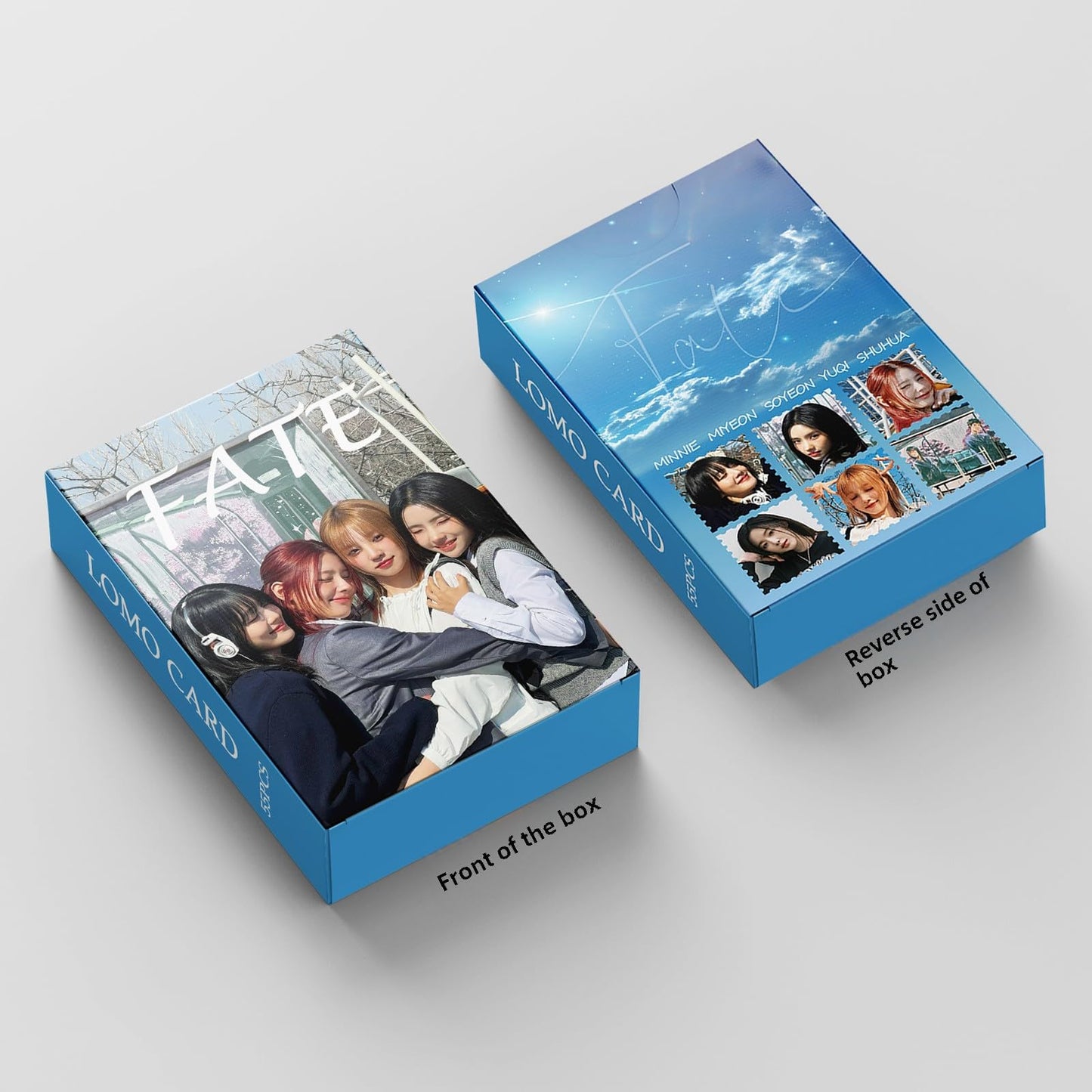 55 PCS GIDLE small card Fate cards in stock Song Yuqi Tian Xiaojuan MINNIE Ye Shuhua (G) I-DLE Lomo Cards, Photocards