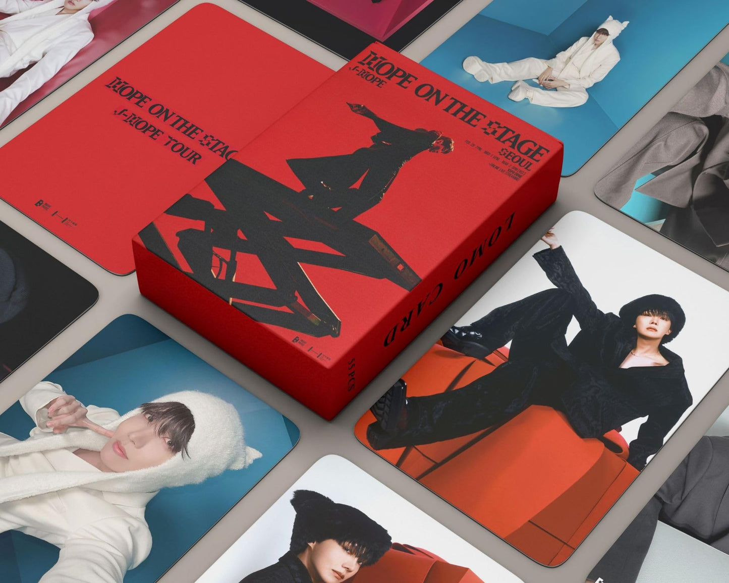55 PCS  J-Hope Tour Hope on the Stag KPOP Lomo Cards, Photocards