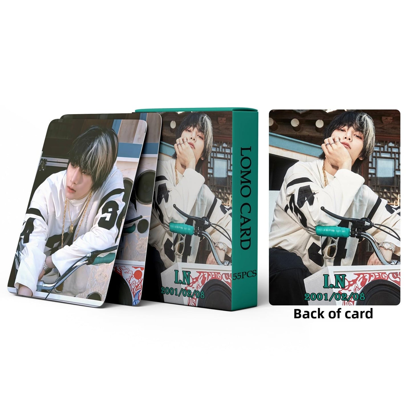 55 PCS Stray Kids Small Card (HOP) Leung Jeong Yin I. N Card Lomo Cards, Photocards