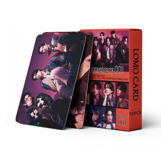 55 PCS of E group 2025 GGU GGU small card in stock JAY NIKI Lomo Cards, Photocards