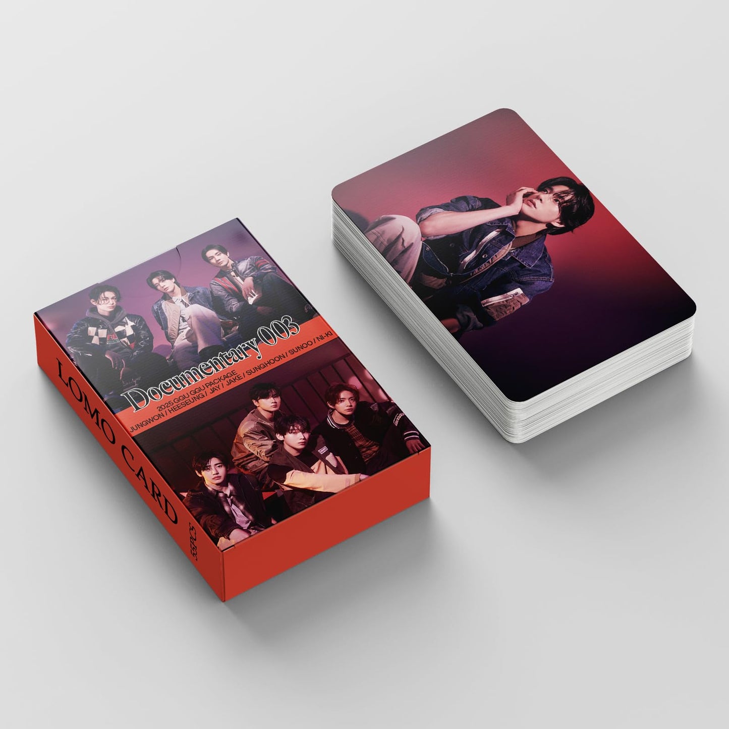 55 PCS of E group 2025 GGU GGU small card in stock JAY NIKI Lomo Cards, Photocards